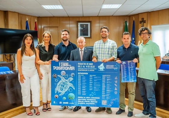 Presentación del acto en el Ayuntamiento de Roquetas.