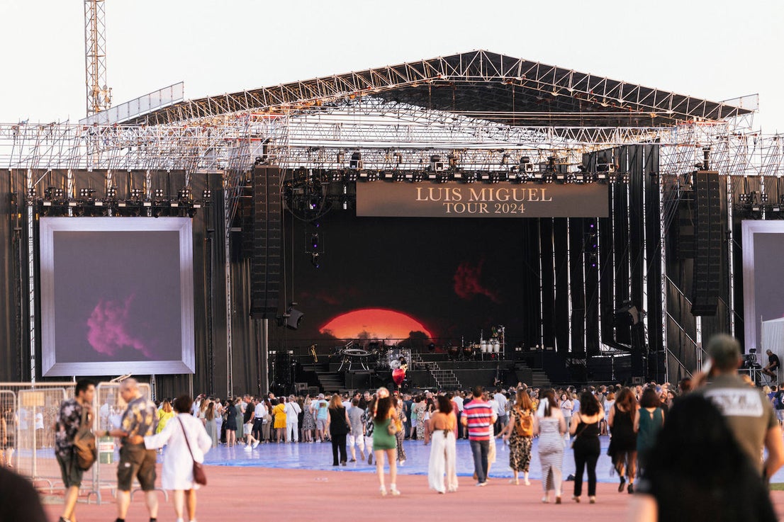El concierto de Luis Miguel en Almería, en imágenes