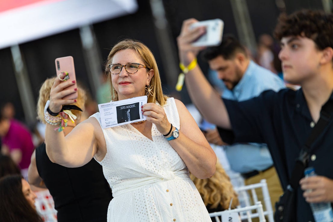 El concierto de Luis Miguel en Almería, en imágenes