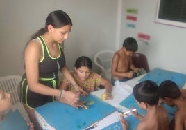 Una de las jornadas de aprendizaje en la localidad vicaria-