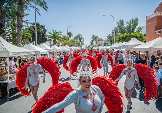 Uno de los espectáculos de esta icónica feria roquetera.