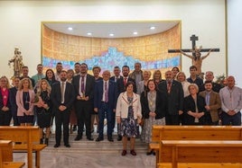 Uno de los actos celebrados en la Parroquia 'Nuestra Señora del Carmen', de La Gangosa.