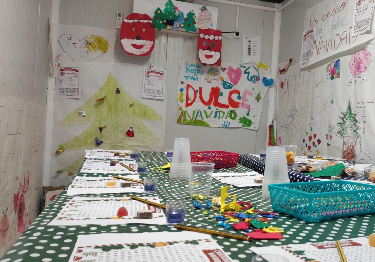 Una de las actividades realizadas por los niños de la comunidad gitana.