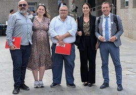 Concejales del PSOE en Roquetas de Mar.