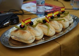 Los montaditos ganadores en la Ruta de la Tapa de Vícar.