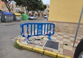 Imagen de la zona peligrosa.