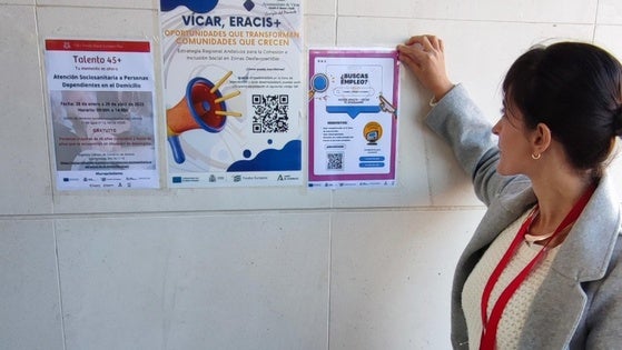 La nueva integradora social conoce la zona Eracis de Vícar