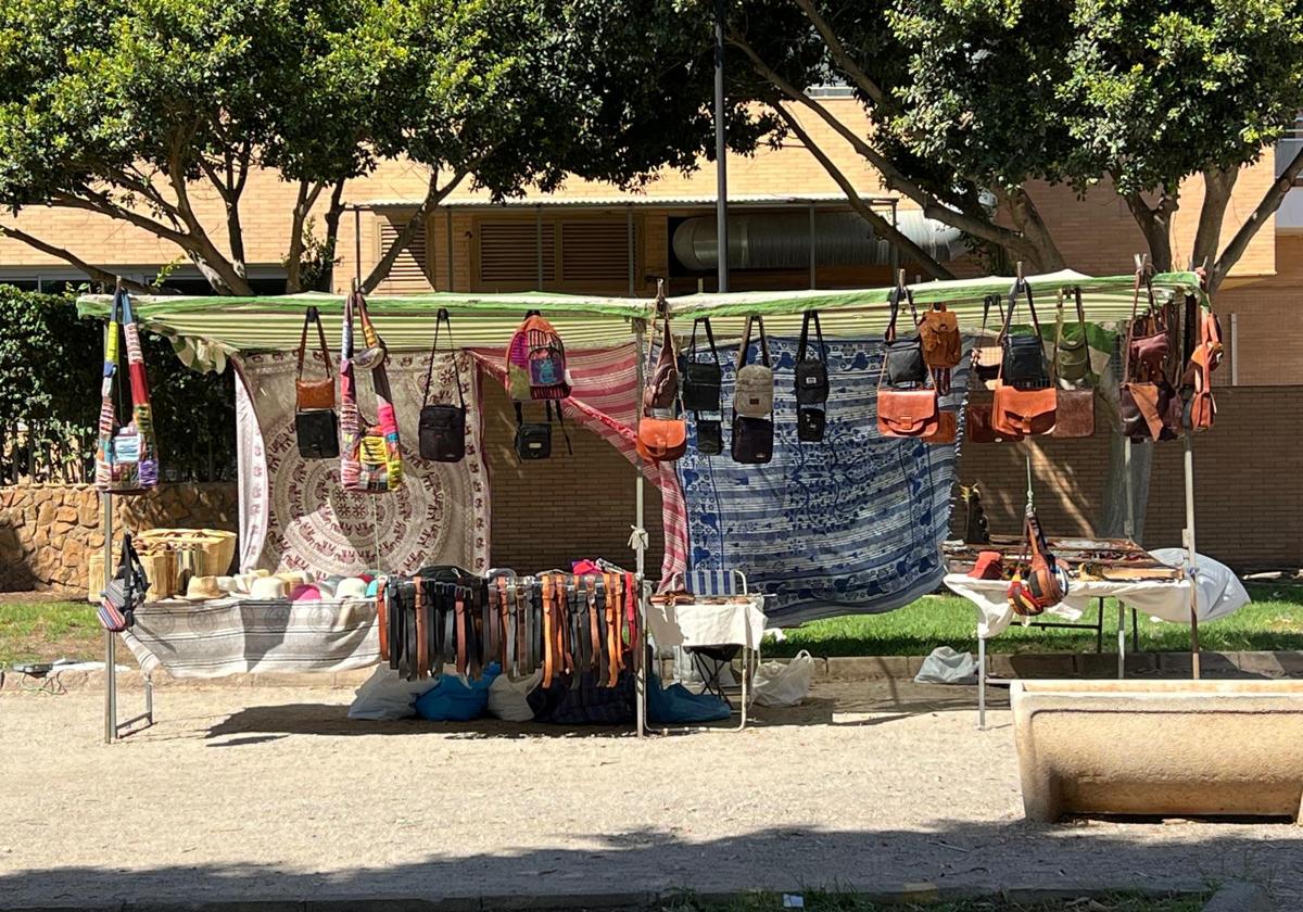 Imagen de un puesta ambulante en el municipio de Roquetas de Mar.