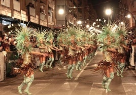 Imagen de los Carnavales de Águilas, en la vecina Región de Murcia.