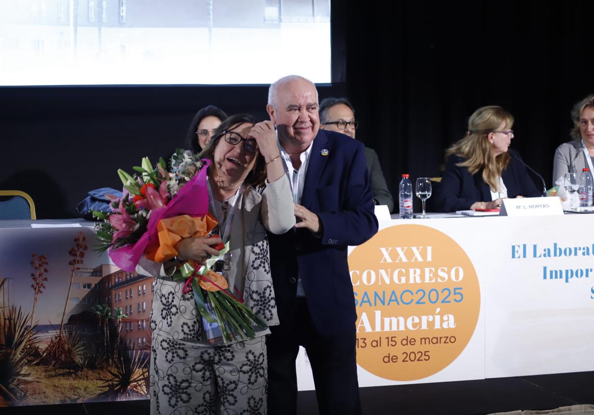 Uno de los momentos de la gala de clausura del XXXI Congreso Internacional del SANAC.