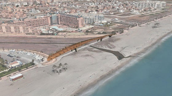 Roquetas adjudica el proyecto del puente que conectará el Paseo Marítimo de la Romanilla