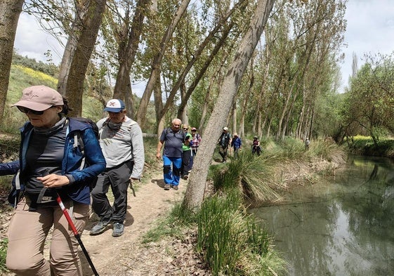 Un momento de la ruta de senrismo