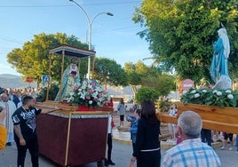 Procesiones de los festejos de estas barriadas del municipio.