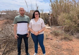 La portavoz de la formación ultra visita el barrio roquetero.