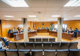 El Pleno municipal se celebró este jueves en el Ayuntamiento de Roquetas.