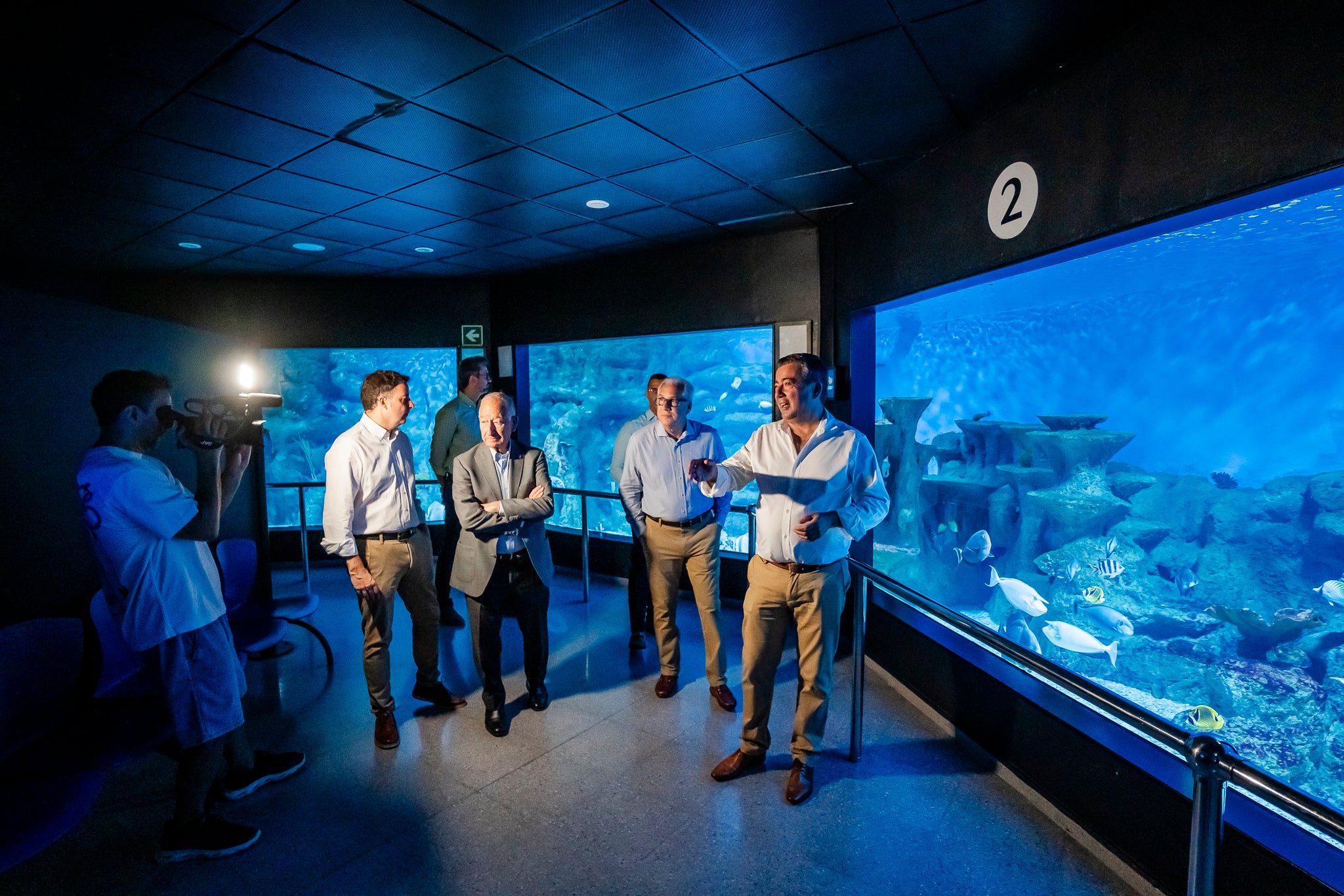El Aquarium Costa de Almería gana un aliado en América, en imágenes