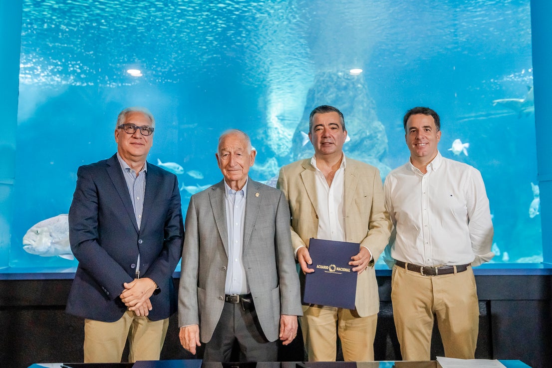 El Aquarium Costa de Almería gana un aliado en América, en imágenes