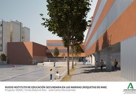 Así sería el centro educativo en Roquetas de Mar