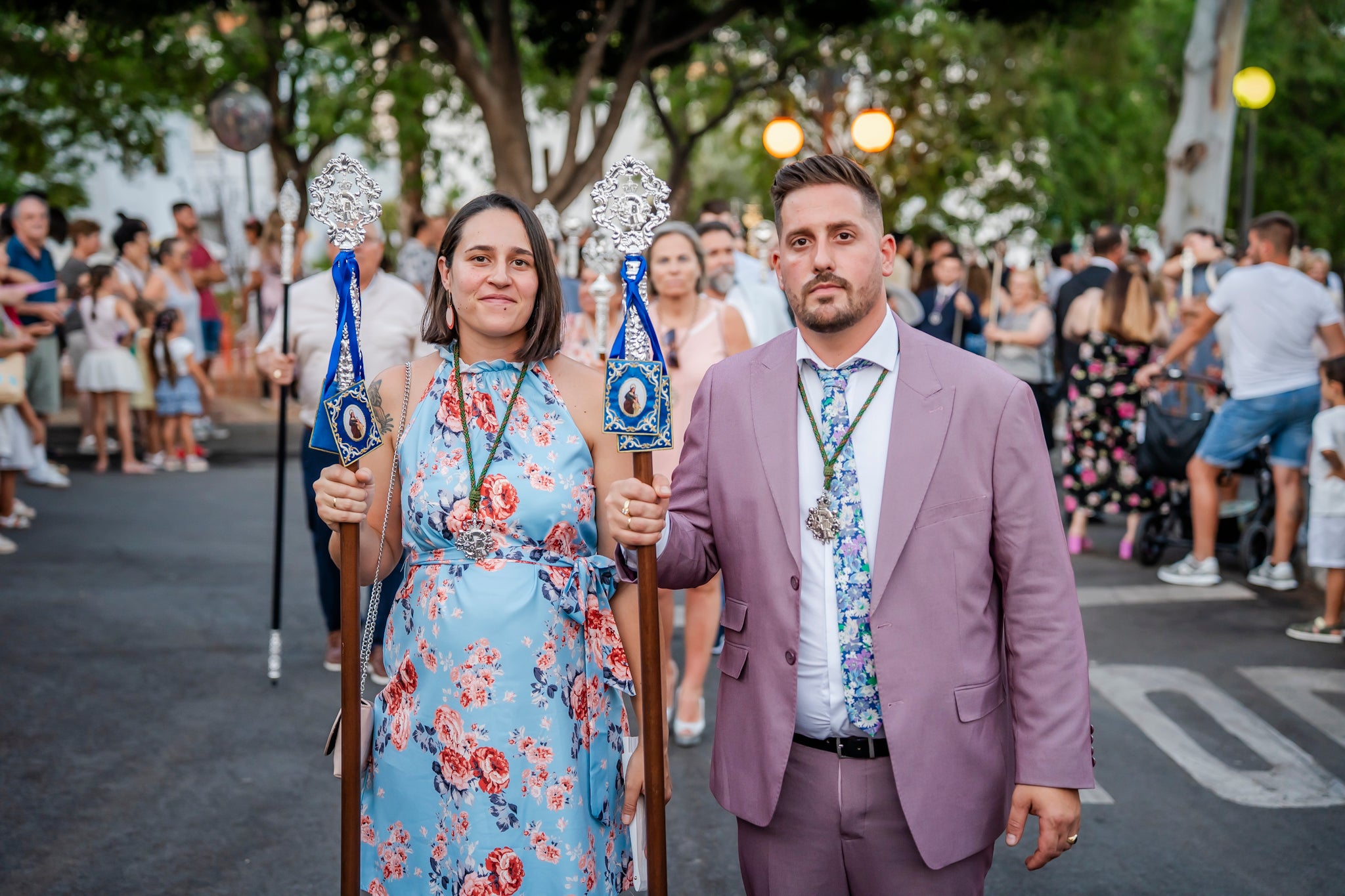 La Virgen del Carmen pasea por Aguadulce