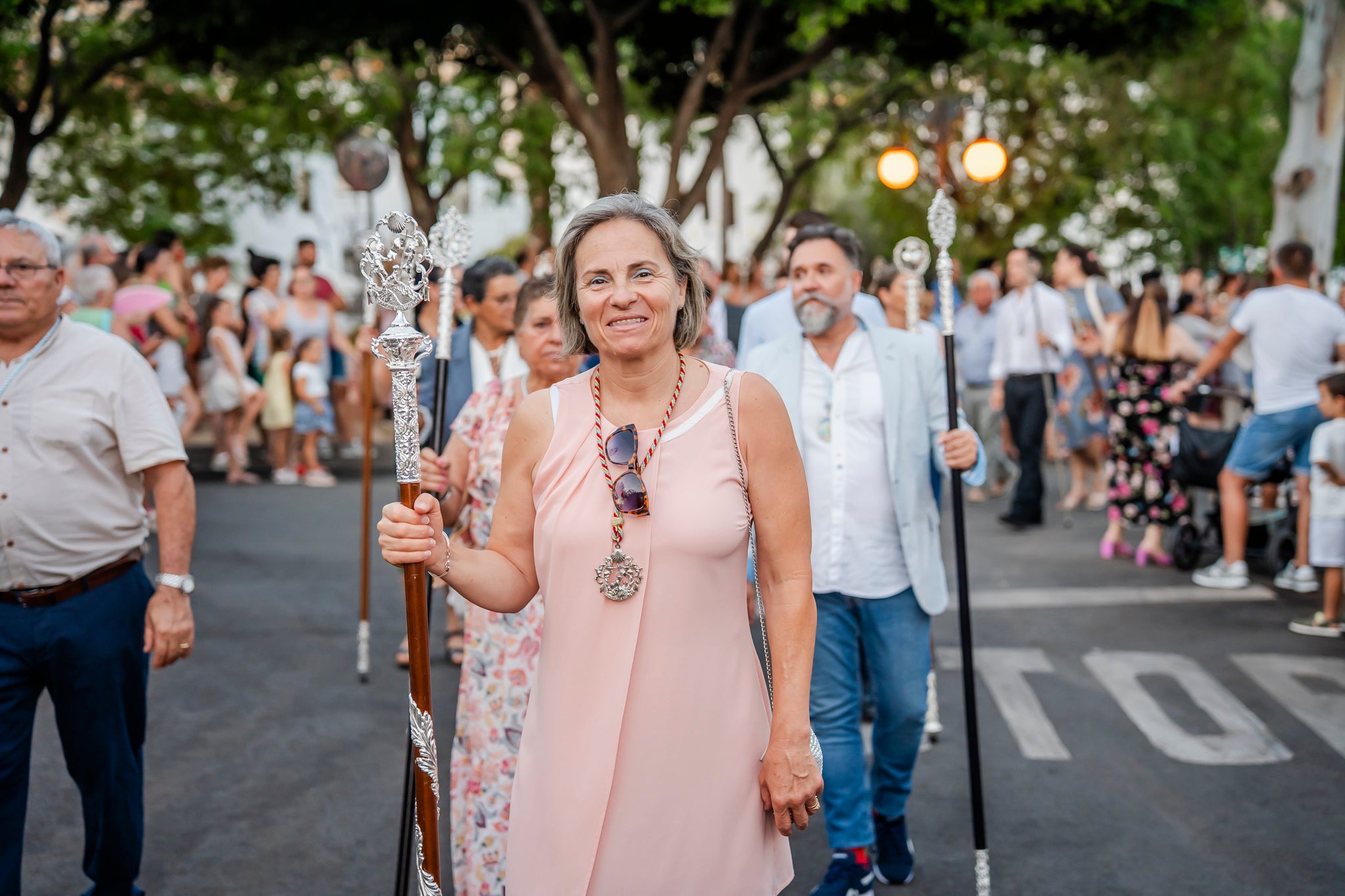La Virgen del Carmen pasea por Aguadulce