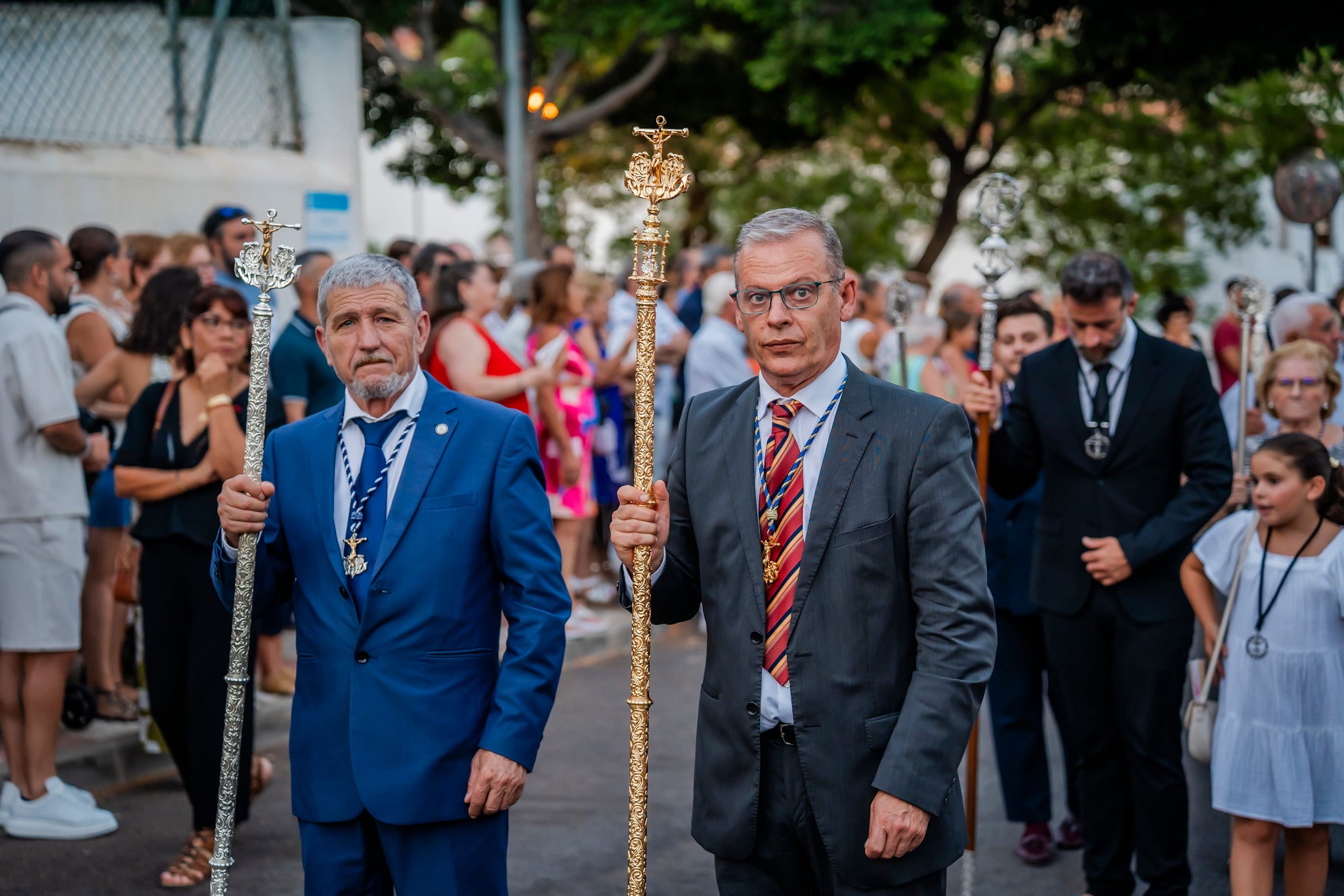 La Virgen del Carmen pasea por Aguadulce