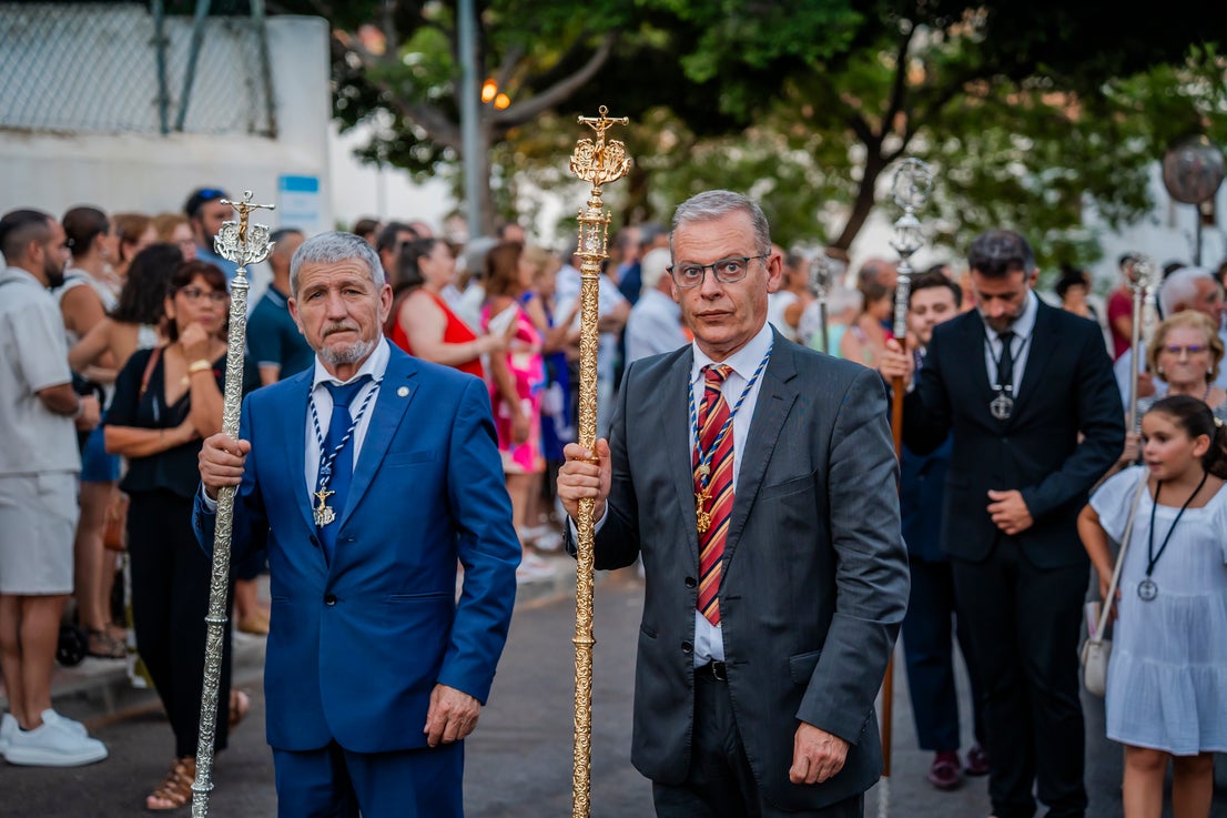 La Virgen del Carmen pasea por Aguadulce