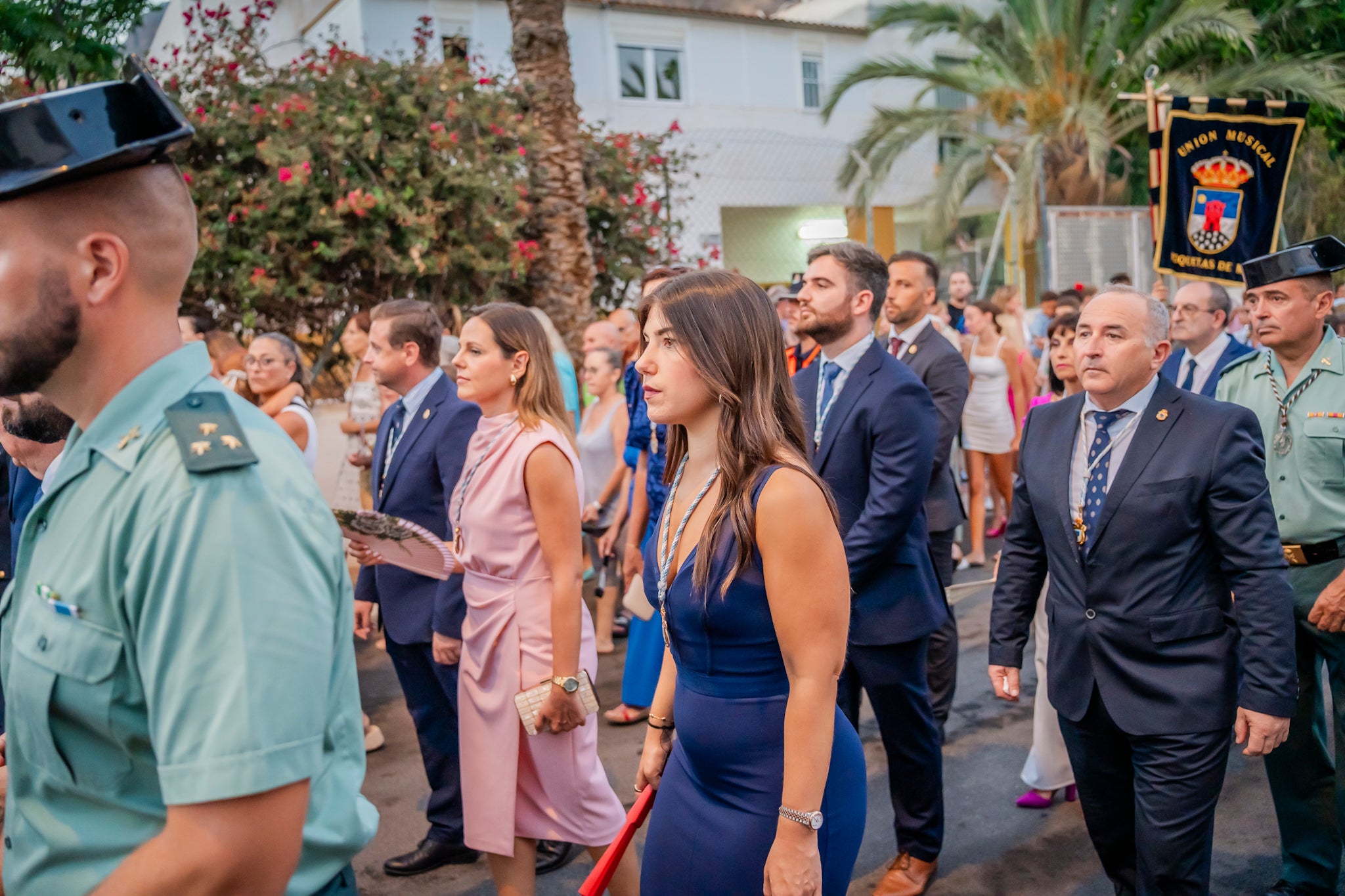 La Virgen del Carmen pasea por Aguadulce