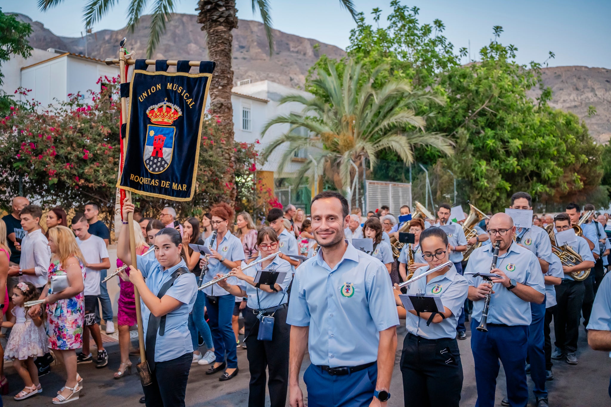 La Virgen del Carmen pasea por Aguadulce