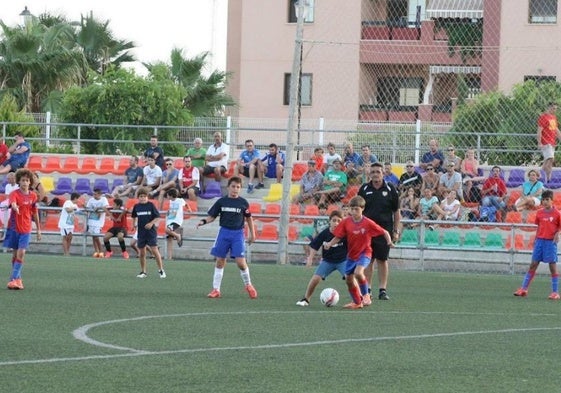 Una de las actividades deportivas en el municipio.