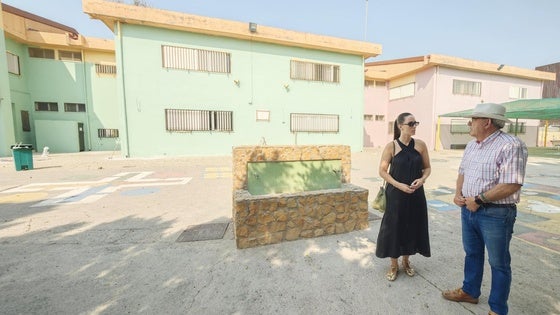 Antonio Bonilla supervisa las obras del CEIP Virgen de La Paz