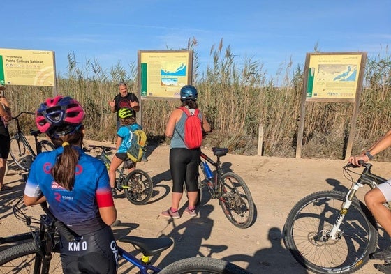 Una de las rutas ciclistas del pasado fin de semana.