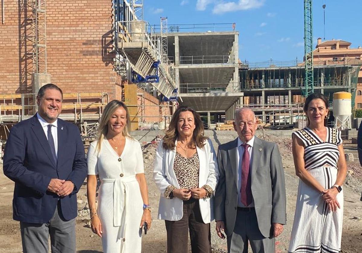 Visita a las obras del colegio