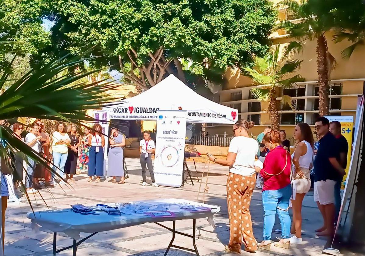 Un momento de la jornada en el municipio vicario.