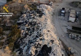 El Seprona afirma que el vertedero de Roquetas carecía de «ningún tipo de control» ni «licencia»