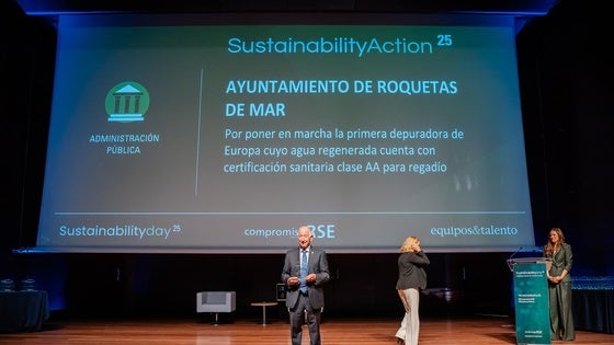 Un premio de prestigio por la primera depuradora de Europa que produce agua regenerada AA+