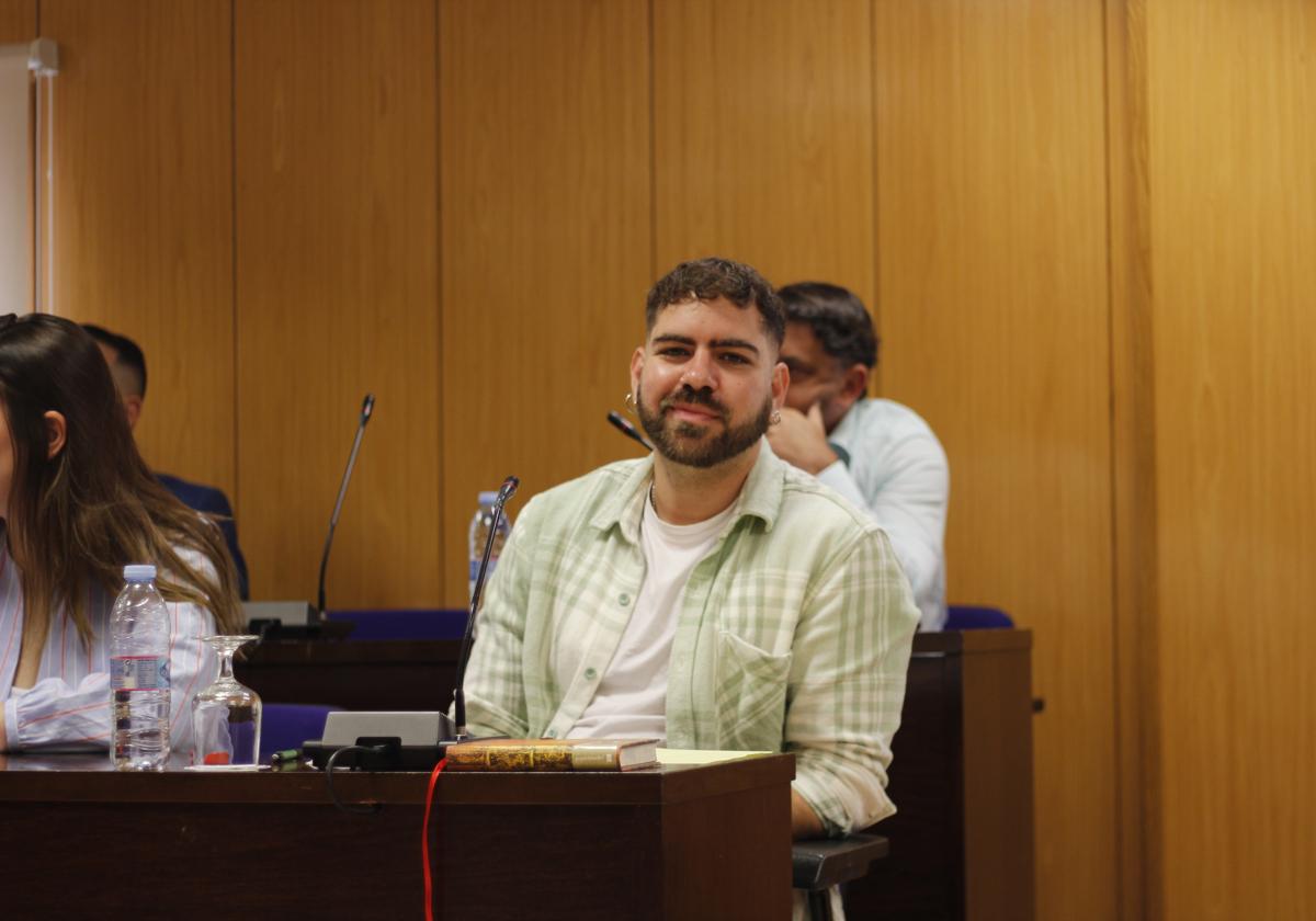 Zacarías Lekal, concejal portavoz de la coalición progresista.