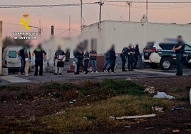 Operación con cuatro detenidos en La Mojonera