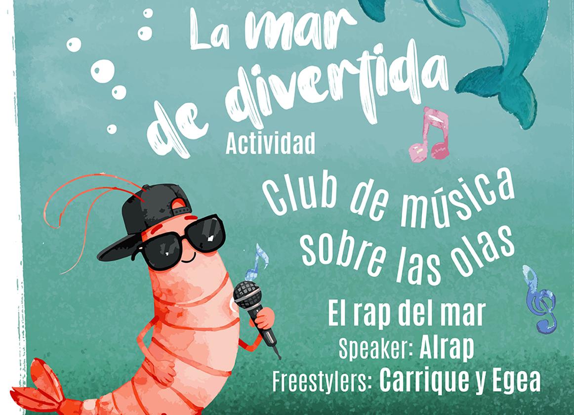 Cartel anunciador de una actividad para este sábado.