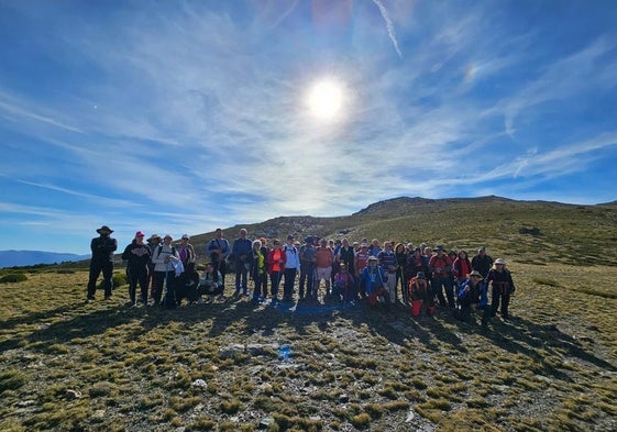 Foto de familia en este lugar de la provincia de Almería.