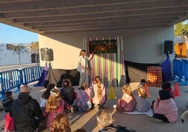 Una de las actividades que la iniciativa CienciaPark ha realizado estos días en el municipio.