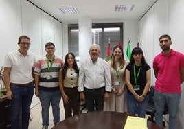 Algunos de los nuevos integrantes en el Ayuntamiento de Vícar.