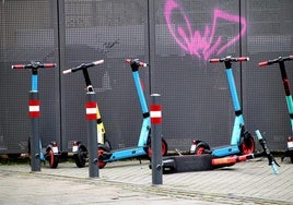 Patinetes eléctricos en el municipio roquetero.