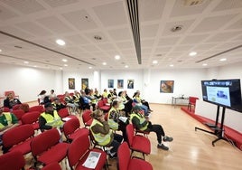 Uno de los cursos de formación en el Ayuntamiento de Vicar.