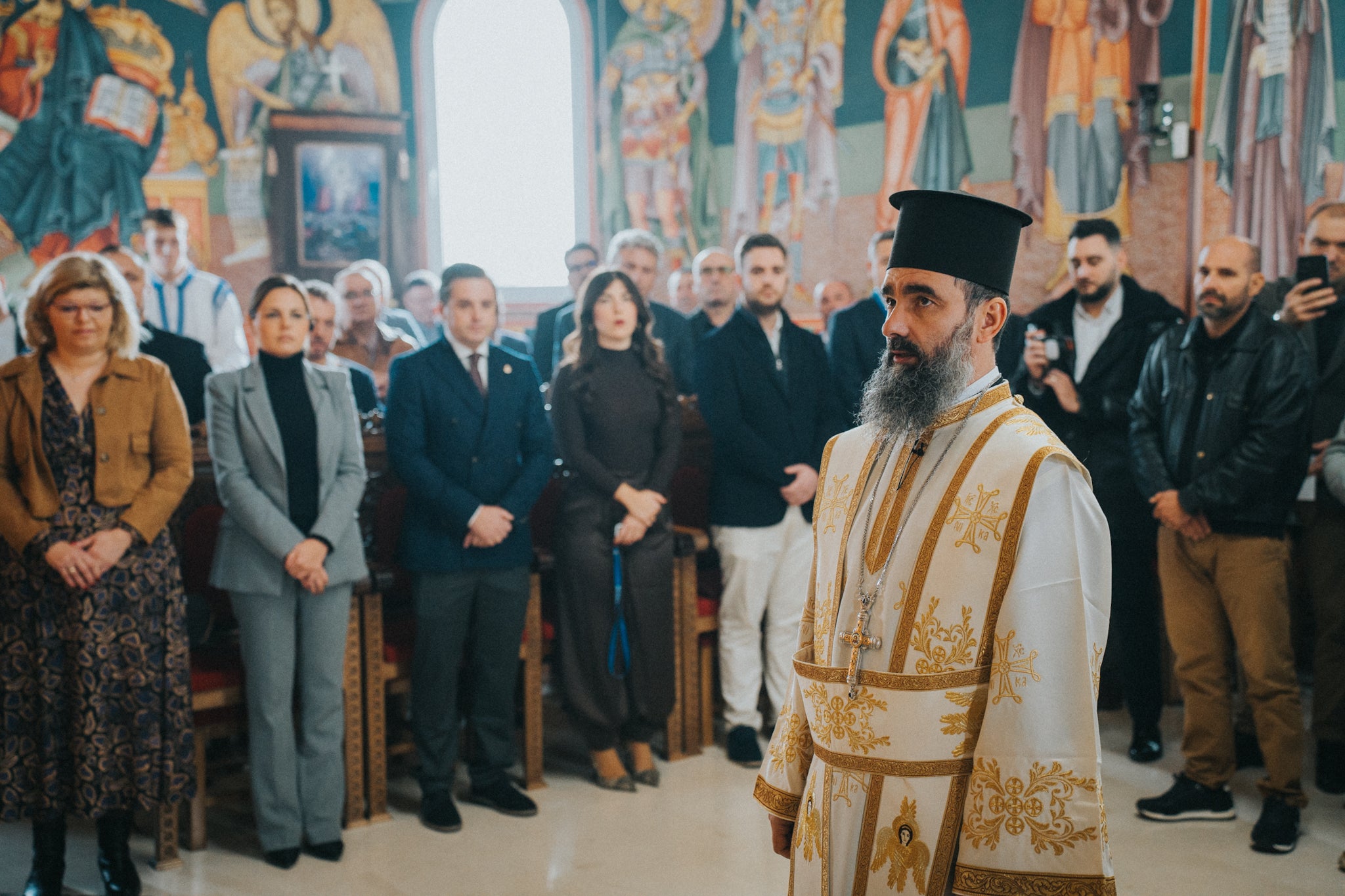 La Iglesia Ortodoxa Rumana de Roquetas celebra la misa del Bautismo del Señor