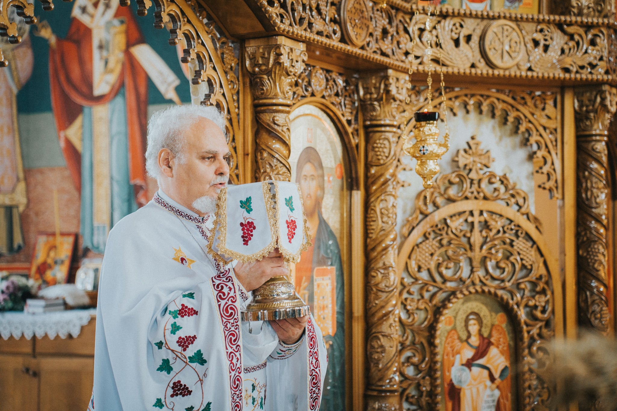 La Iglesia Ortodoxa Rumana de Roquetas celebra la misa del Bautismo del Señor