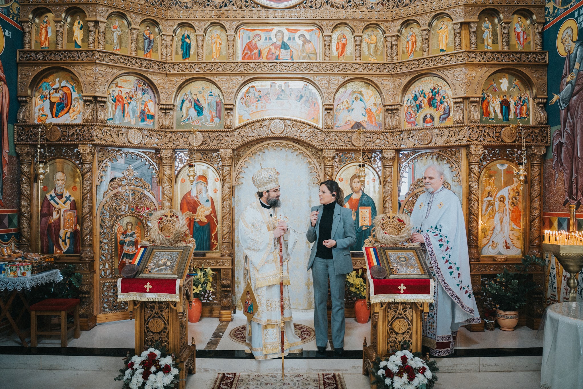 La Iglesia Ortodoxa Rumana de Roquetas celebra la misa del Bautismo del Señor