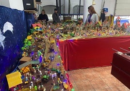 Uno de los belenes que ha participado en este certamen.