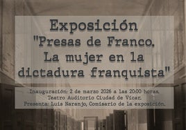 Imagen del cartel informativo.