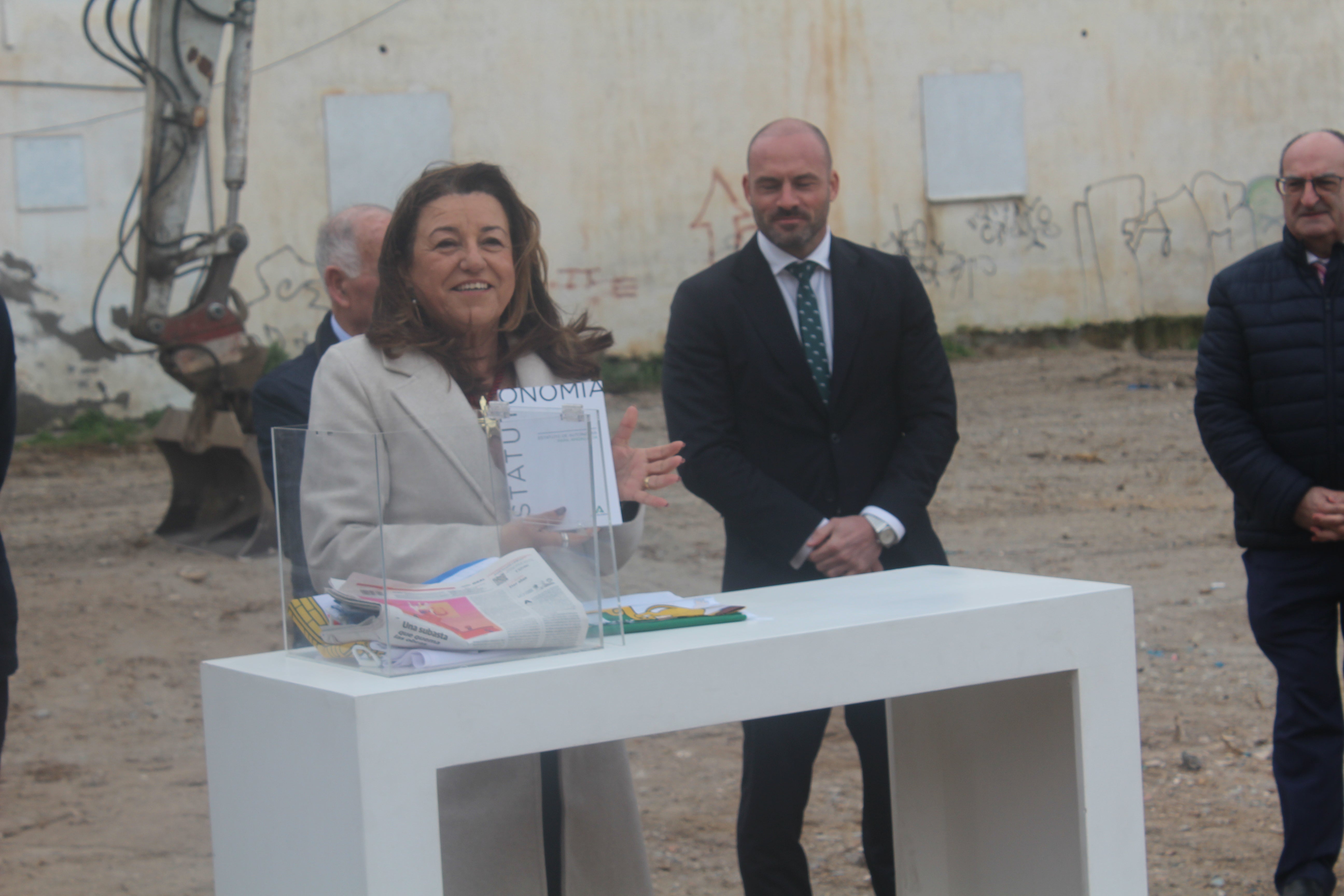 Primera Piedra del IES Las Marinas de Roquetas, en imágenes