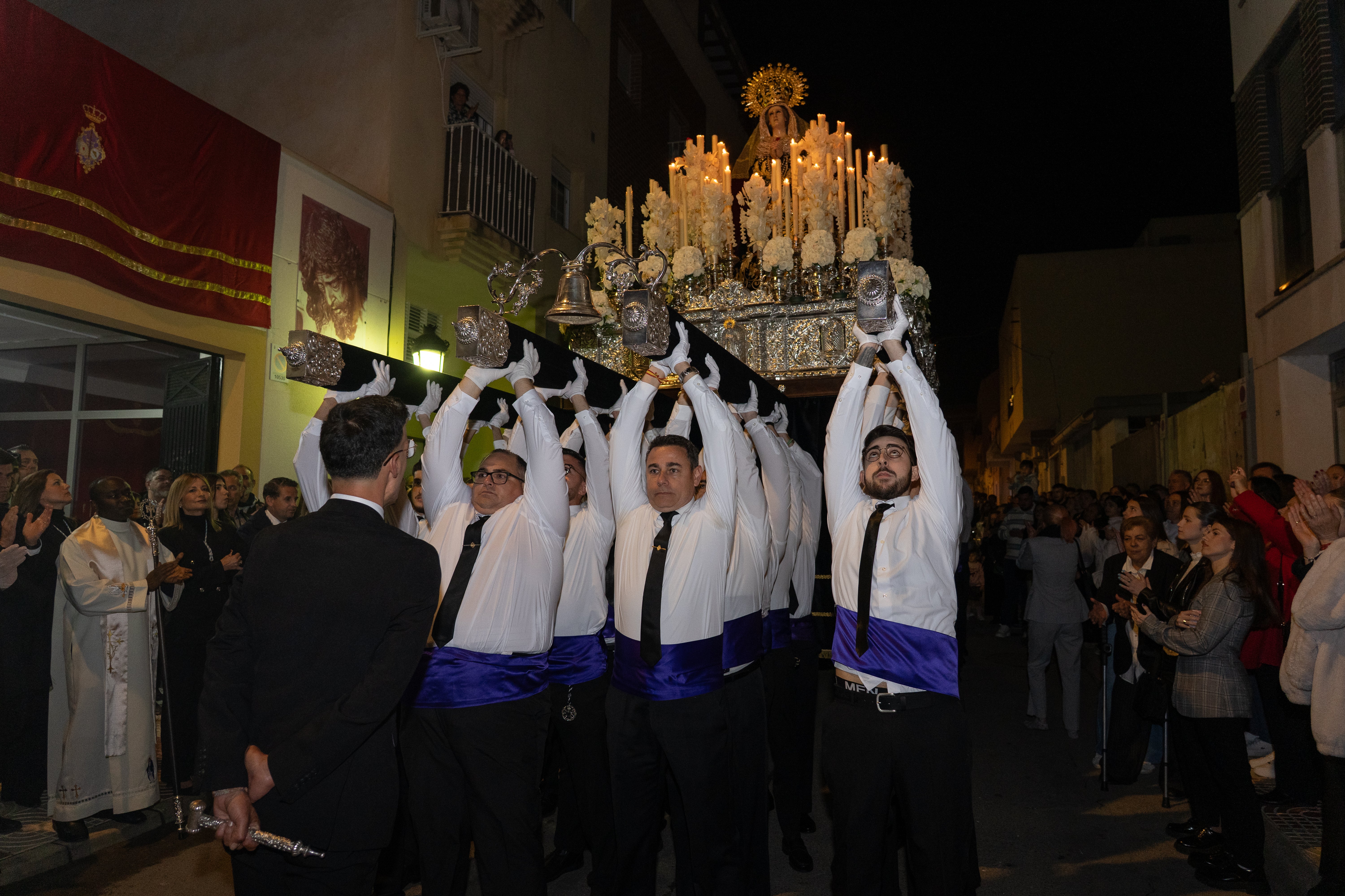 Así se vivió la procesión de Nuestra Señora de Los Dolores